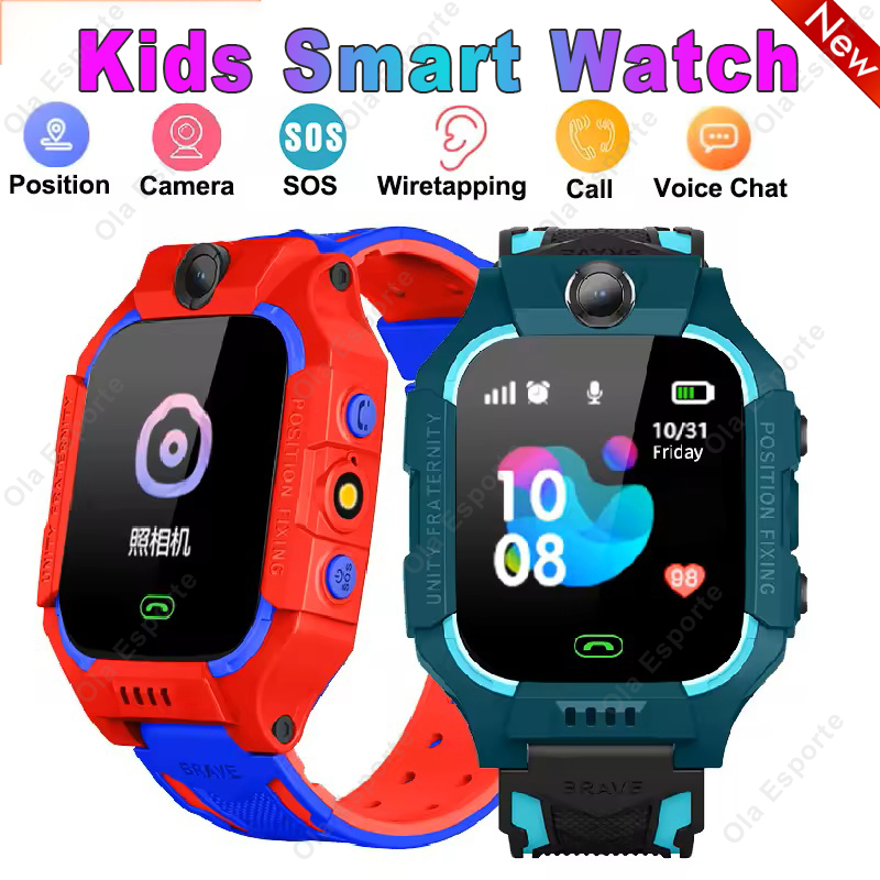 Smartwatch Watches For Kid Boy With Alarm - ساعة ذكية للأطفال 2G بطاقة Sim
