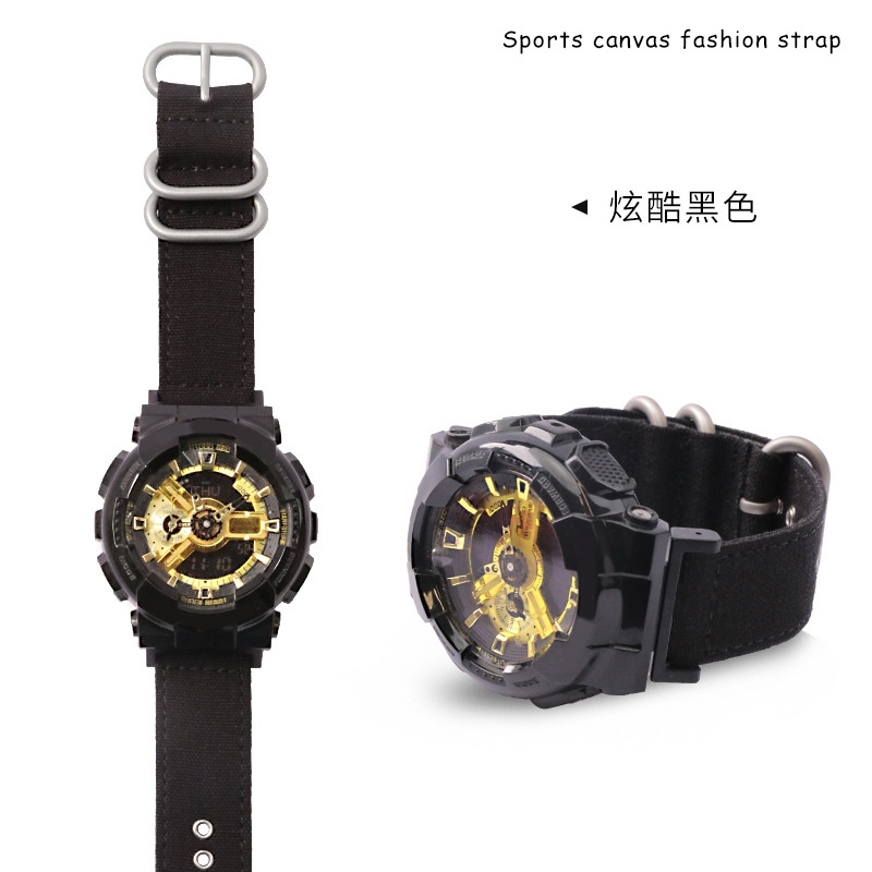 Casio Watch G-Shock Dw-5600 - حزام ساعة بديل من القماش القطني