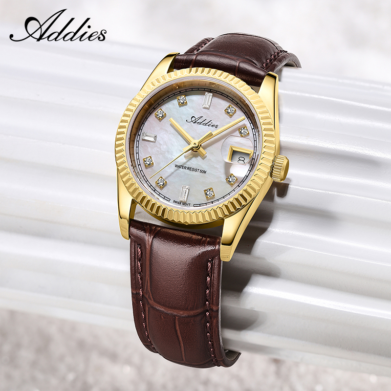 Waterproof Diving Watch - ساعة أديس 585 كوارتز للسيدات 28