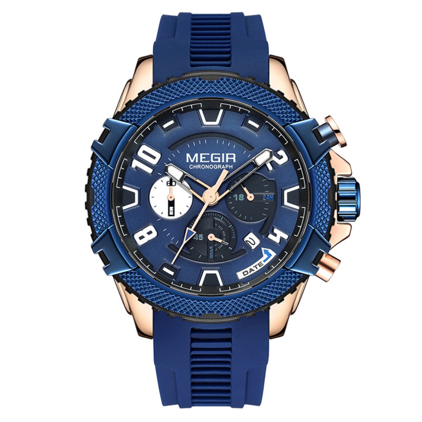 Chronograph Sport Watch - ساعة يد رجالية كرونوغراف من MEGIR