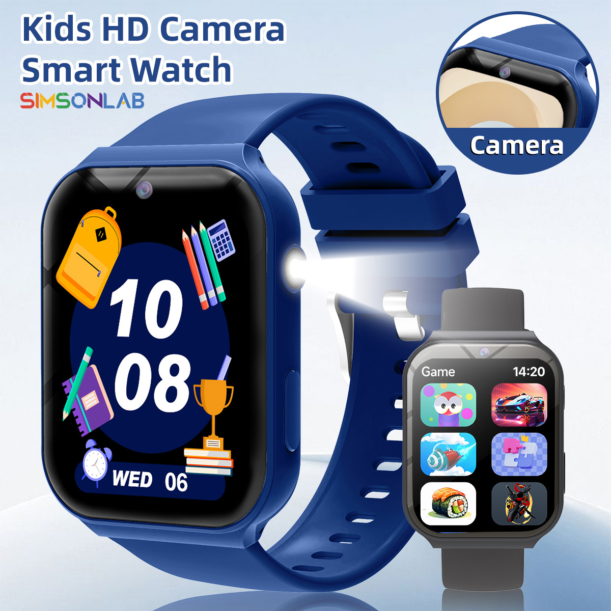 Smartwatch Watches For Kid Boy With Alarm - ساعة ذكية جديدة 2026 للأولاد والبنات،
