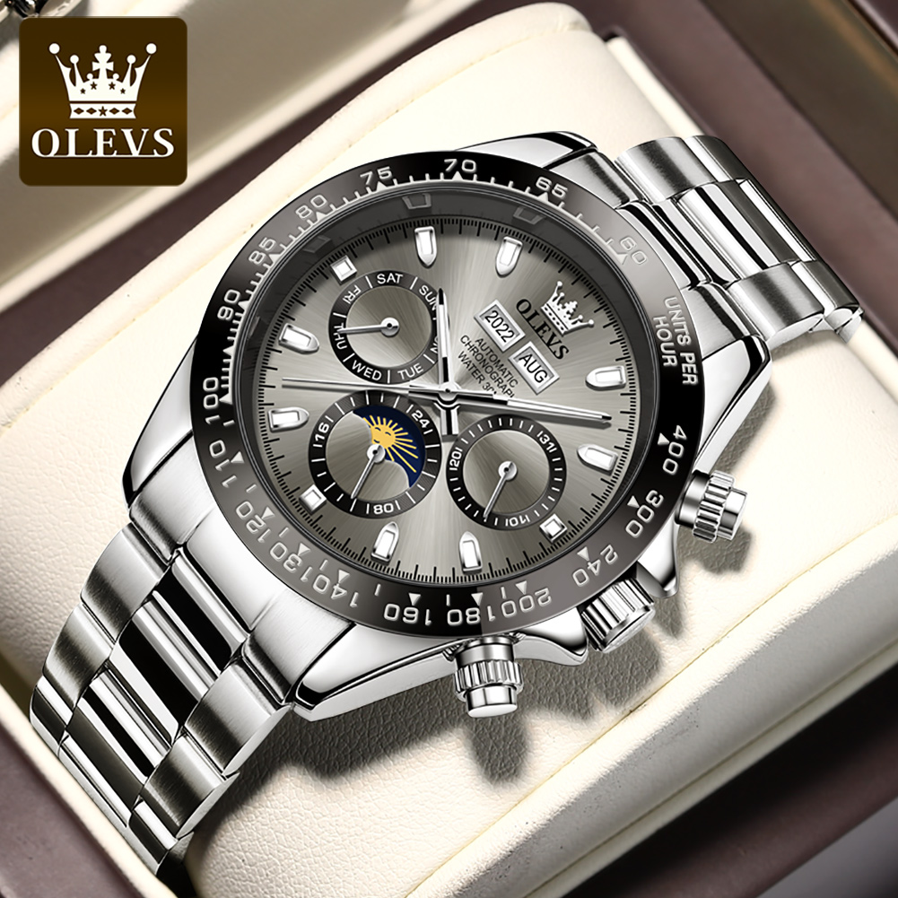 Watches Omega - OLEVS 6654 ساعة رجالي فاخرة كرونوغراف