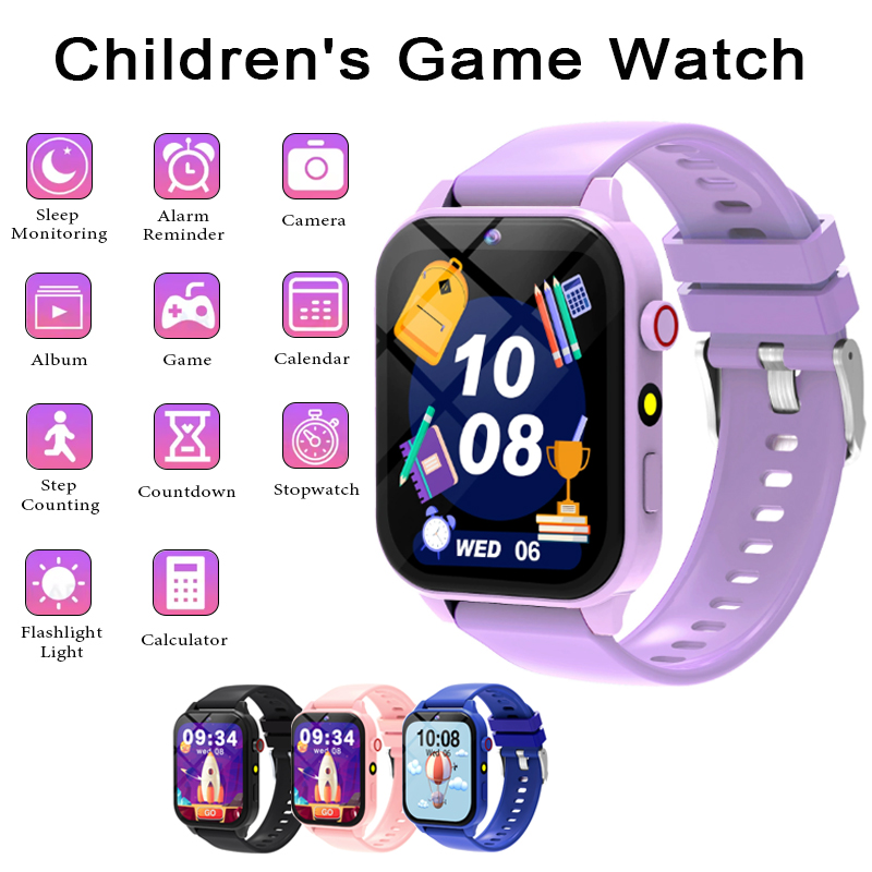 Smartwatch Watches For Kid Boy With Alarm - ساعة ذكية للألعاب، شاشة عرض 1.83