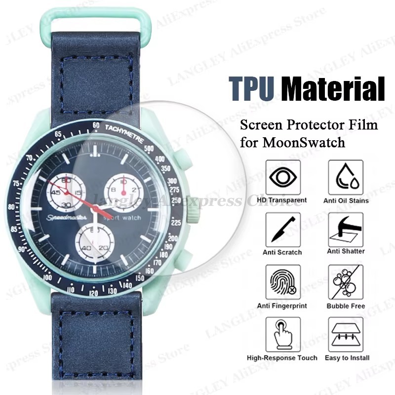 Watches Omega - HD TPU هيدروجيل طبقة رقيقة واقية