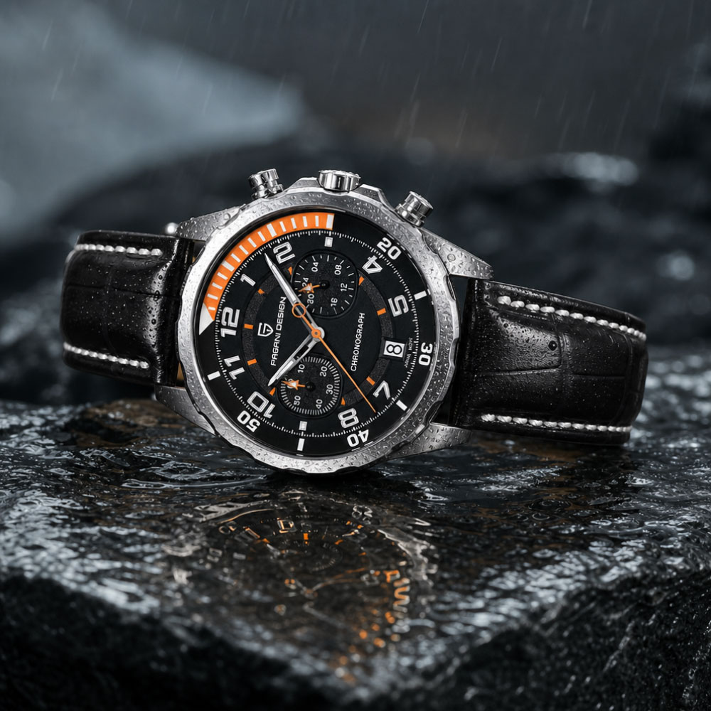 Chronograph Sport Watch - ساعة يد رجالية كلاسيكية من PAGANI