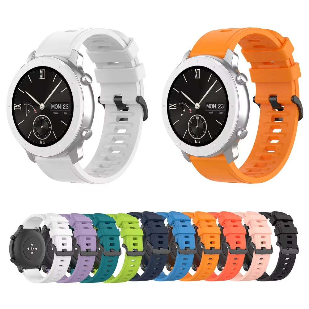 Smartwatch Pebble Watches - 22 مللي متر سيليكون حزام الساعات