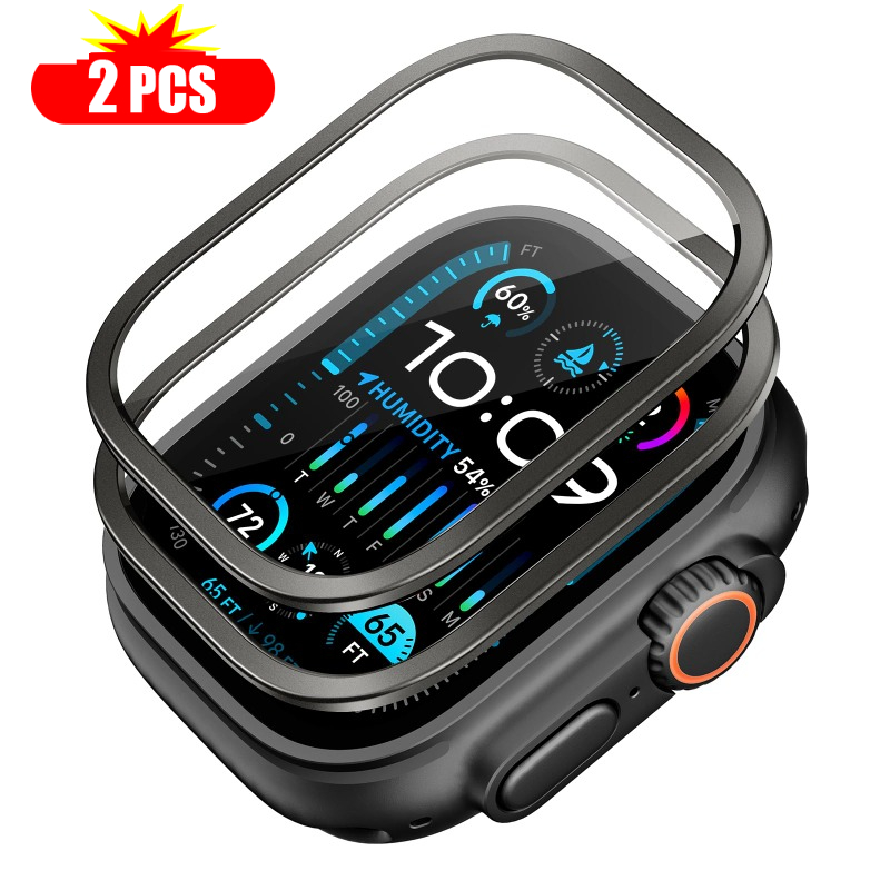 Smartwatch Watches Gift For Women - 2 قطعة الزجاج المقسى لساعة أبل