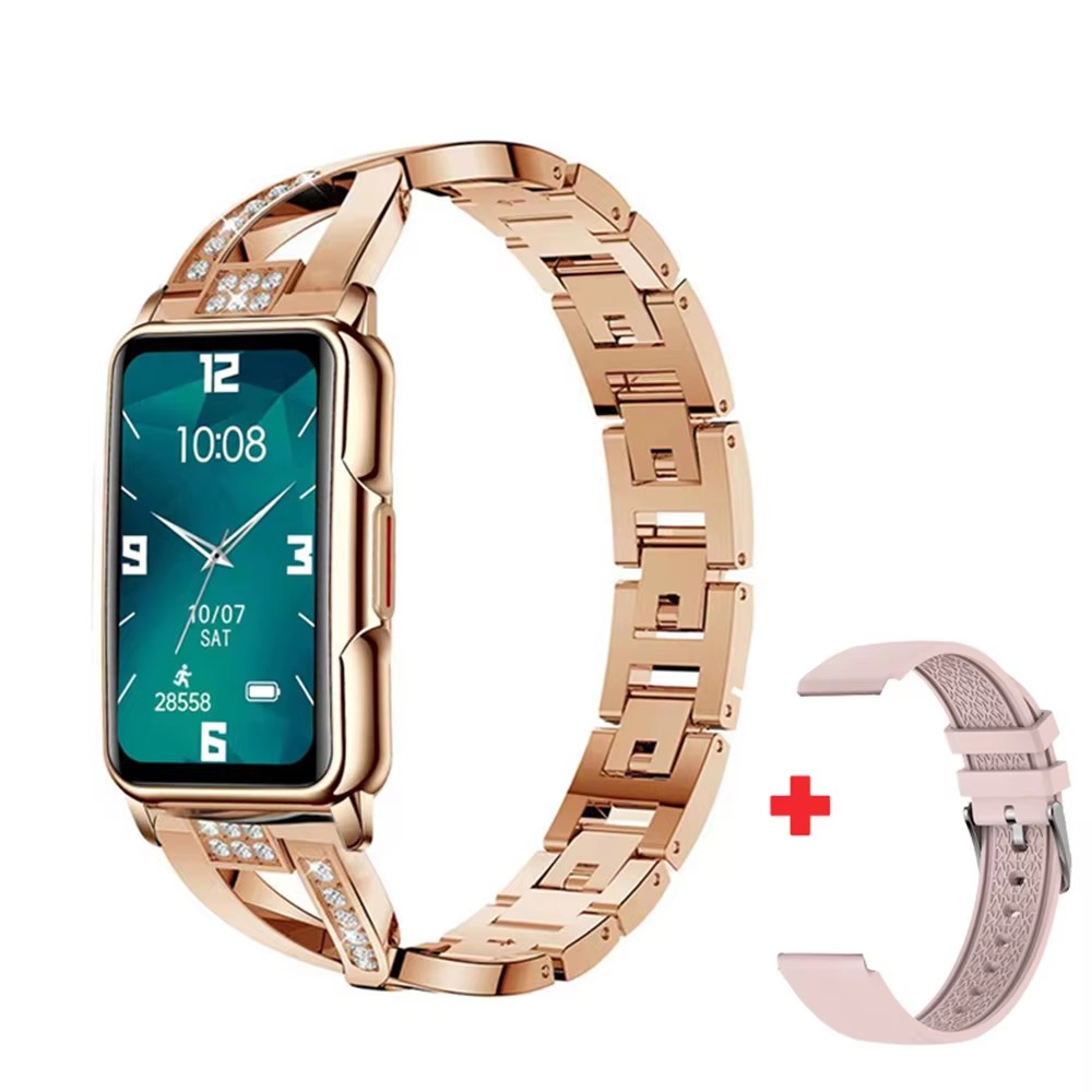 Smartwatch Ladies Watches For Women - ساعة ذكية للسيدات، ساعات فاخرة مرصعة