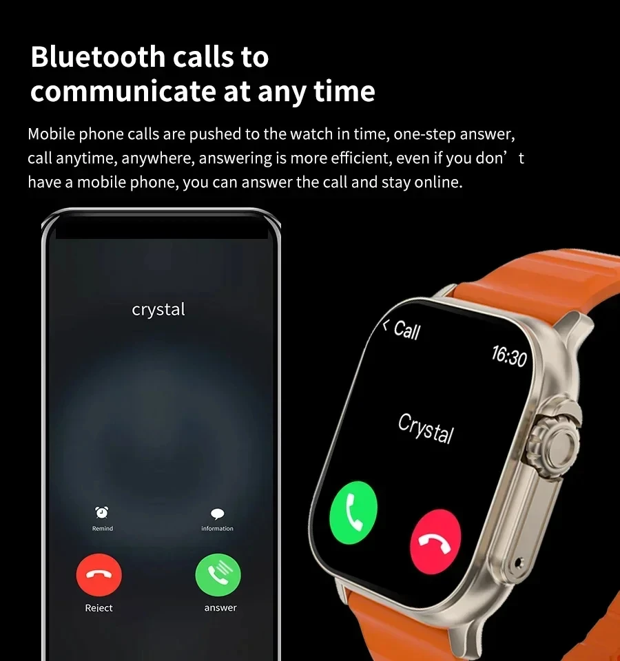 ساعة ذكية جديدة T10 Ultra مقاس - مراجعة Smartwatch Watches For Mens وسعره
