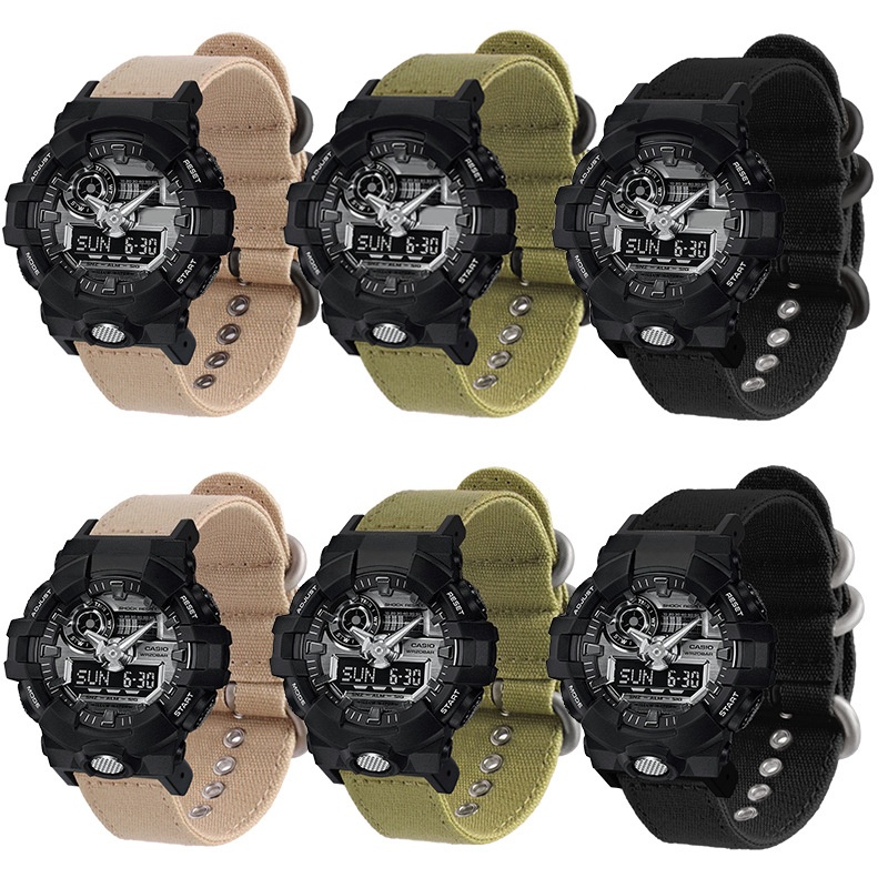 حزام ساعة بديل من القماش القطن - مراجعة Casio Watch G-Shock Dw-5600 وسعره