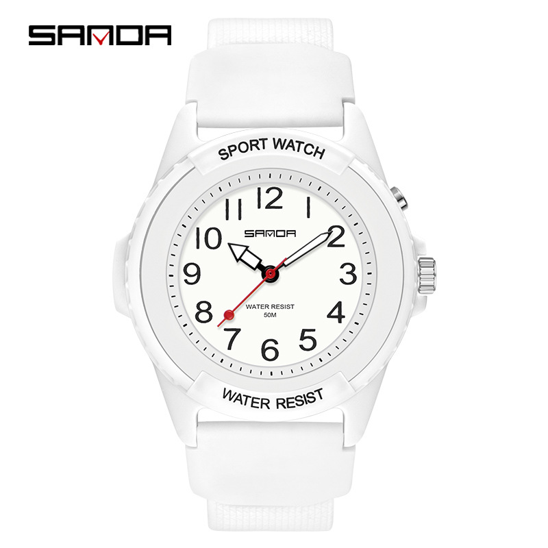 SANDA 6018 موضة جديدة للأطفال  - مراجعة Waterproof Diving Watch وسعره