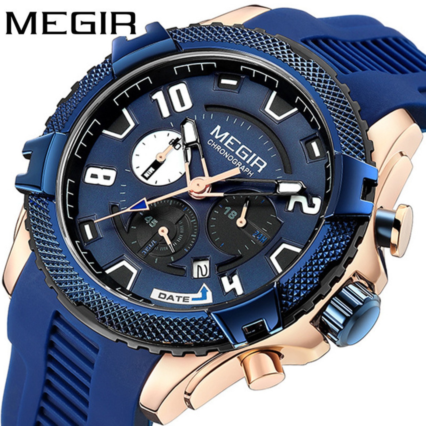 ساعة يد رجالية كرونوغراف من ME - مراجعة Chronograph Sport Watch وسعره
