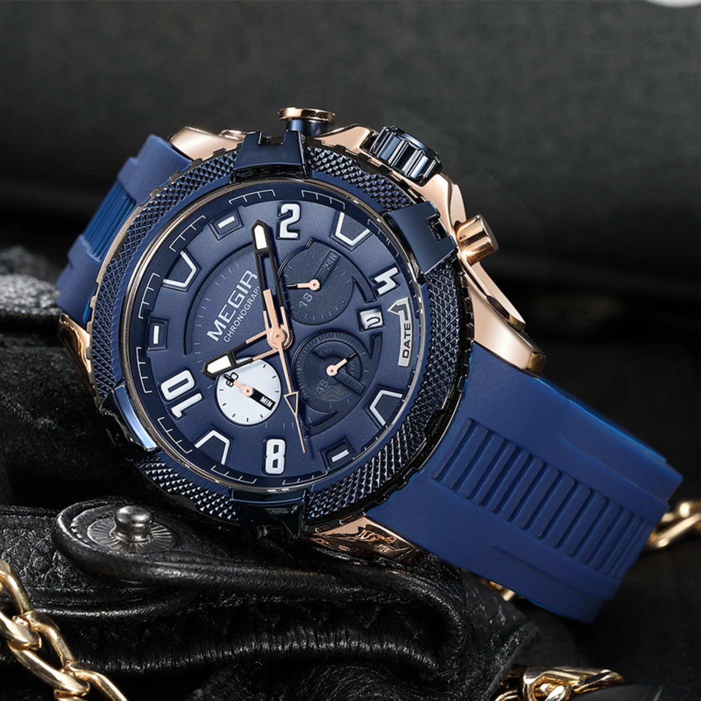 ساعة يد رجالية كرونوغراف من ME - مراجعة Chronograph Sport Watch وسعره
