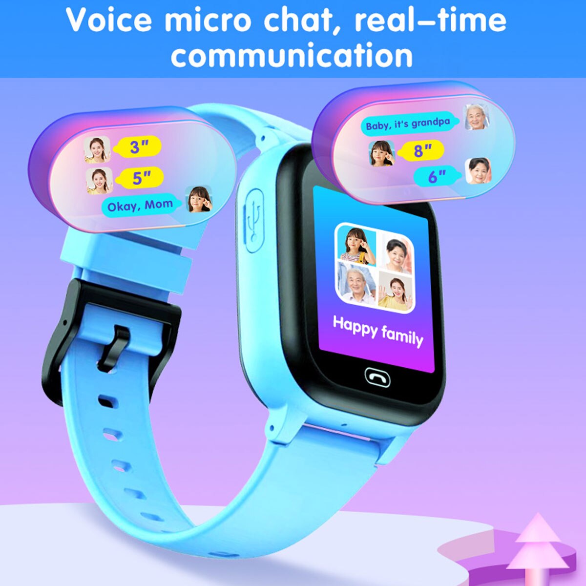 ساعة ذكية رياضية خارجية للأطفا - مراجعة Smartwatch Watches For Kid Boy With Alarm وسعره