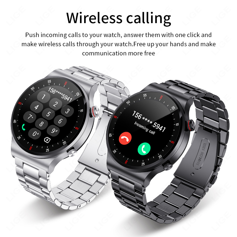 ساعة ذكية LIGE 2026 NFC للرجال - مراجعة Smartwatch Watches Gift For Women وسعره