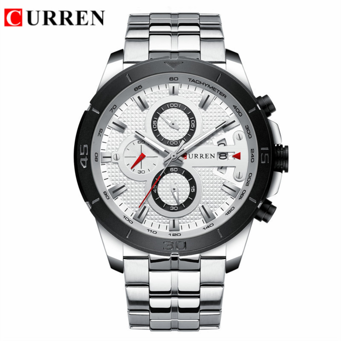 ساعة CURREN للرجال مقاومة للما - مراجعة Chronograph Sport Watch وسعره