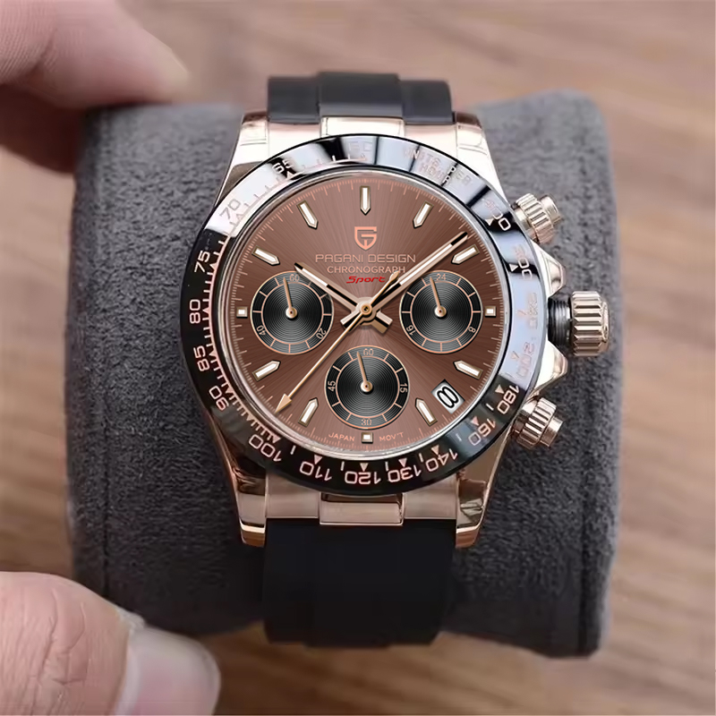 ساعة كوارتز كرونوغراف للرجال م - مراجعة Chronograph Sport Watch وسعره