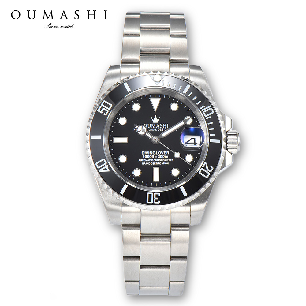 ساعة 40 ملم ساعة ميكانيكية أوت - مراجعة Waterproof Diving Watch وسعره