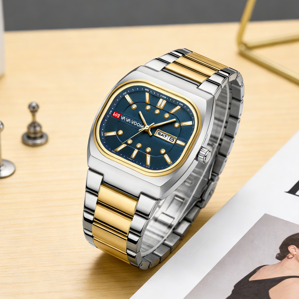ساعة يد رجالية جديدة بتصميم مر - مراجعة Waterproof Diving Watch وسعره