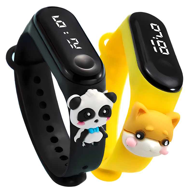ساعة ذكية متعددة الألوان للأطف - مراجعة Smartwatch Watches Girls وسعره
