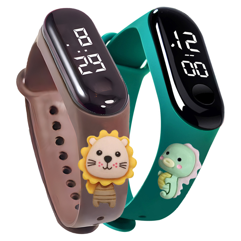 ساعة ذكية متعددة الألوان للأطف - مراجعة Smartwatch Watches Girls وسعره