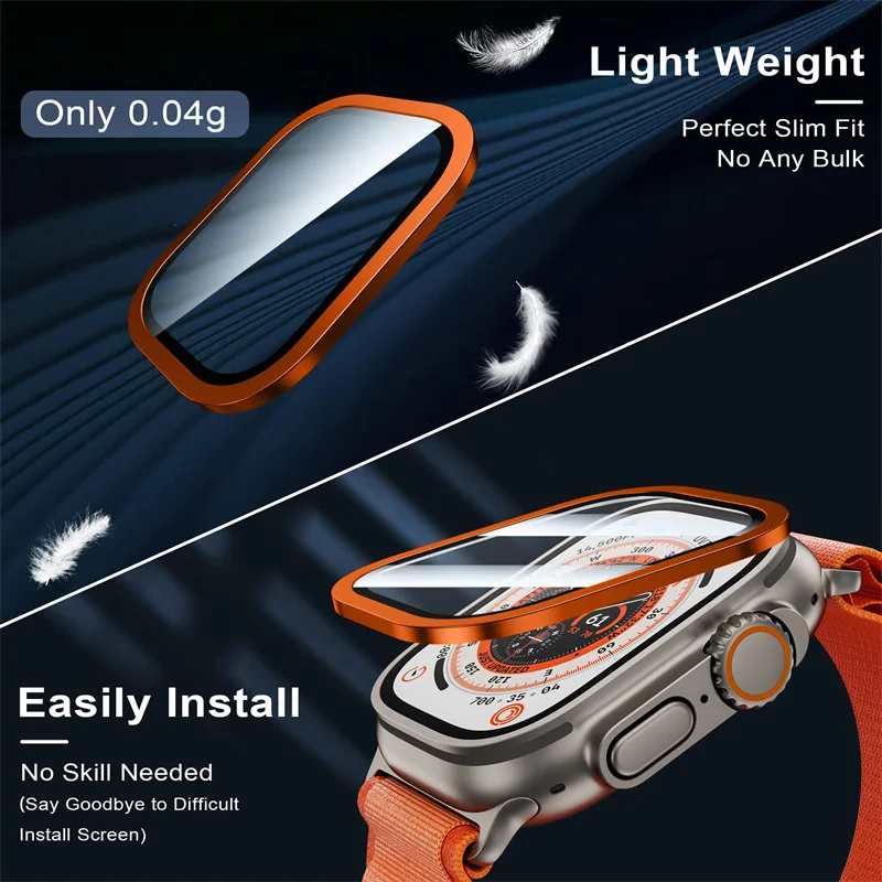 زجاج مقسى لساعة أبل الترا 49 م - مراجعة Smartwatch Watches Gift For Women وسعره