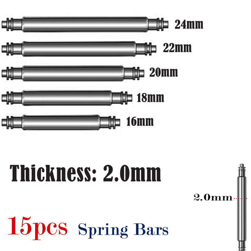 15 قطعة حزام (استيك) ساعة دبوس - مراجعة Spring Bar Tool وسعره