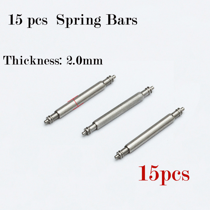 15 قطعة حزام (استيك) ساعة دبوس - مراجعة Spring Bar Tool وسعره