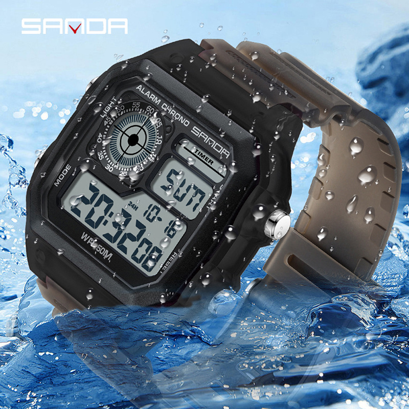 ساعات نسائية إلكترونية رياضية  - مراجعة Chronograph Sport Watch وسعره