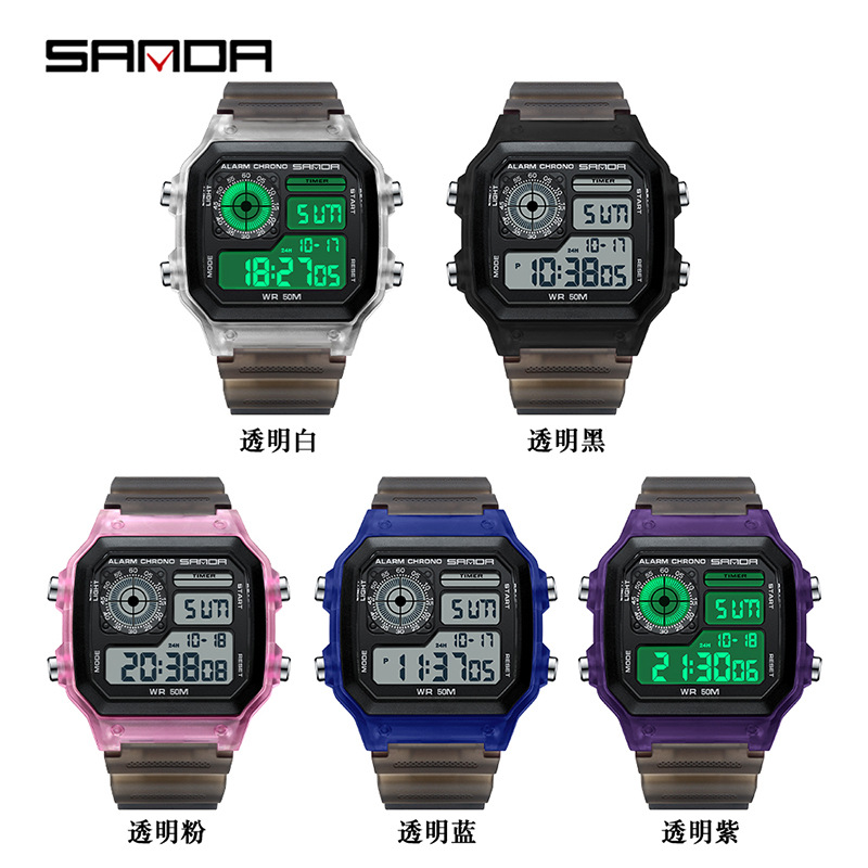 ساعات نسائية إلكترونية رياضية  - مراجعة Chronograph Sport Watch وسعره