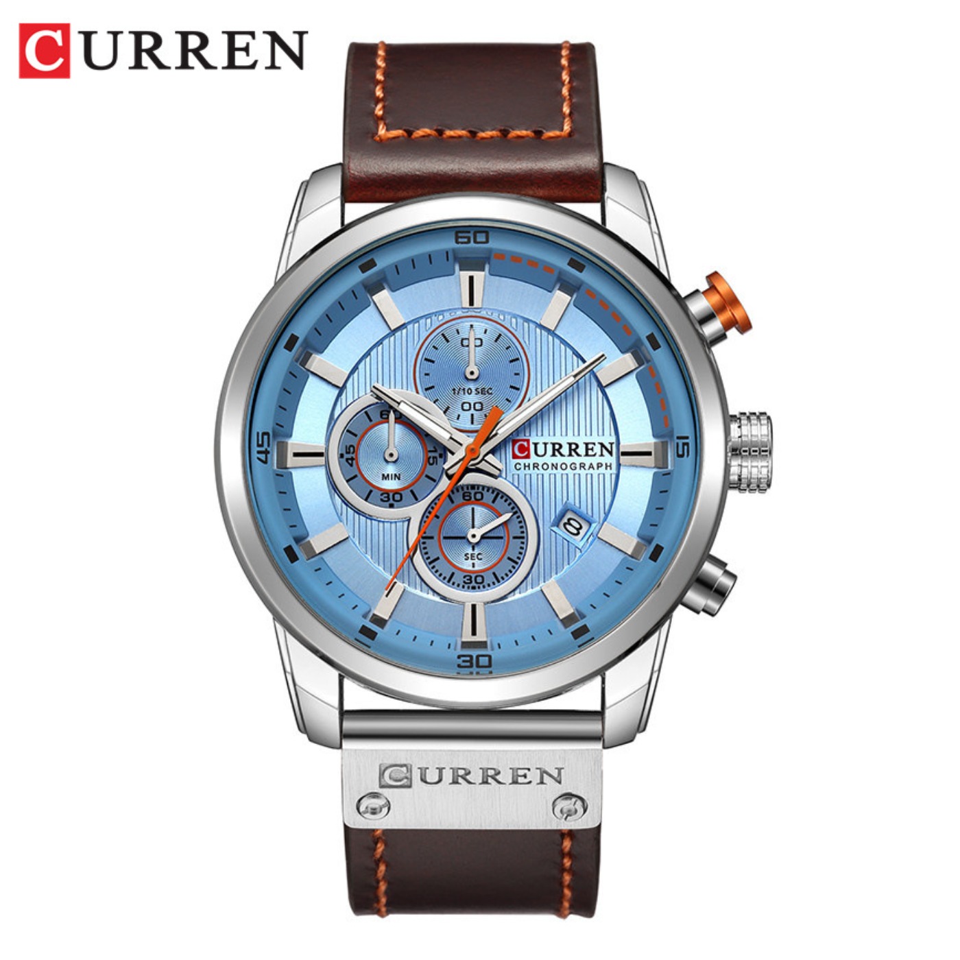 ساعات رجالية كوارتز أنيقة من C - مراجعة Chronograph Sport Watch وسعره