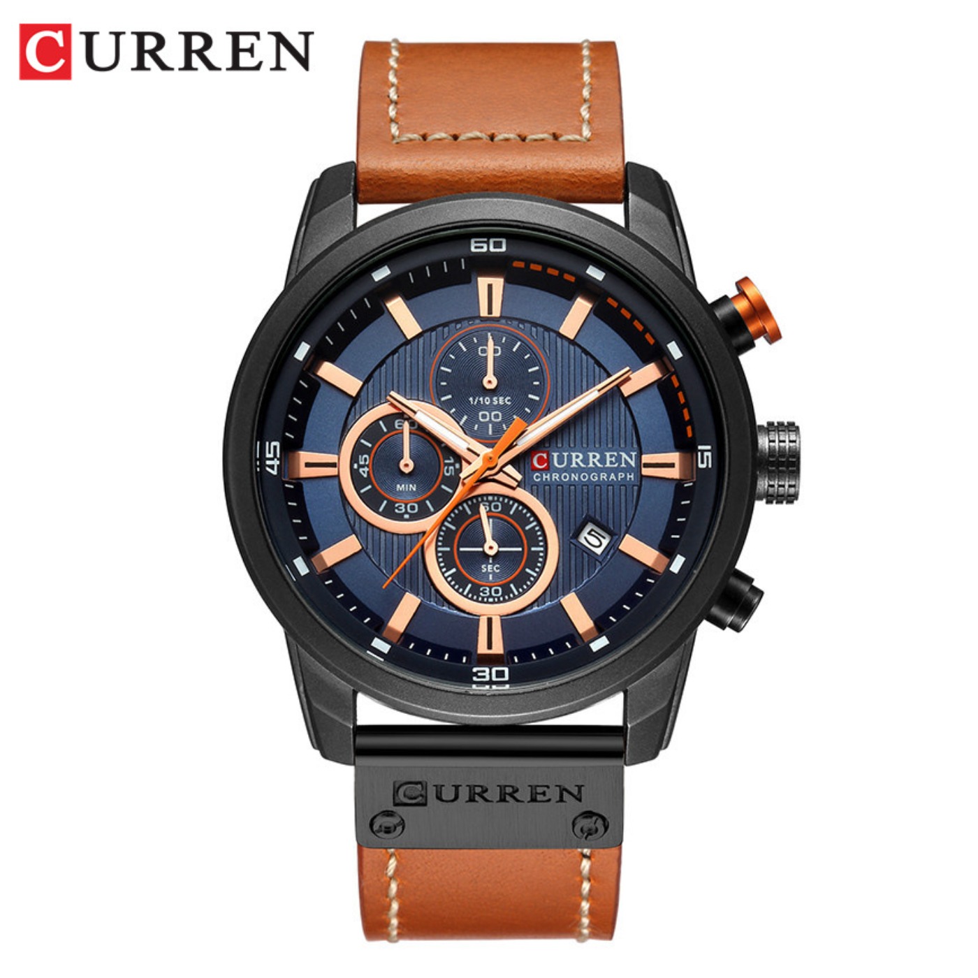 ساعات رجالية كوارتز أنيقة من C - مراجعة Chronograph Sport Watch وسعره