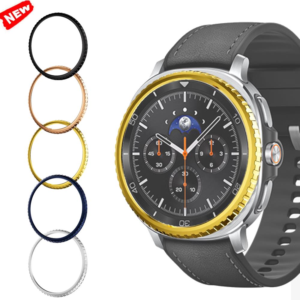 غطاء إطار معدني لساعة سامسونج  - مراجعة Smartwatch Ring Watches وسعره