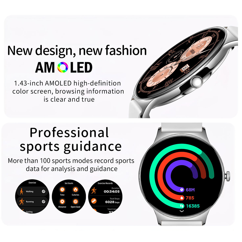 ساعة ذكية رفيعة للغاية بشاشة A - مراجعة Smartwatch Ladies Watches For Women وسعره
