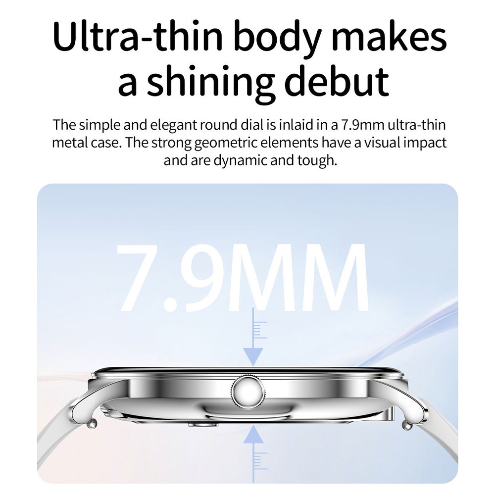 ساعة ذكية رفيعة للغاية بشاشة A - مراجعة Smartwatch Ladies Watches For Women وسعره