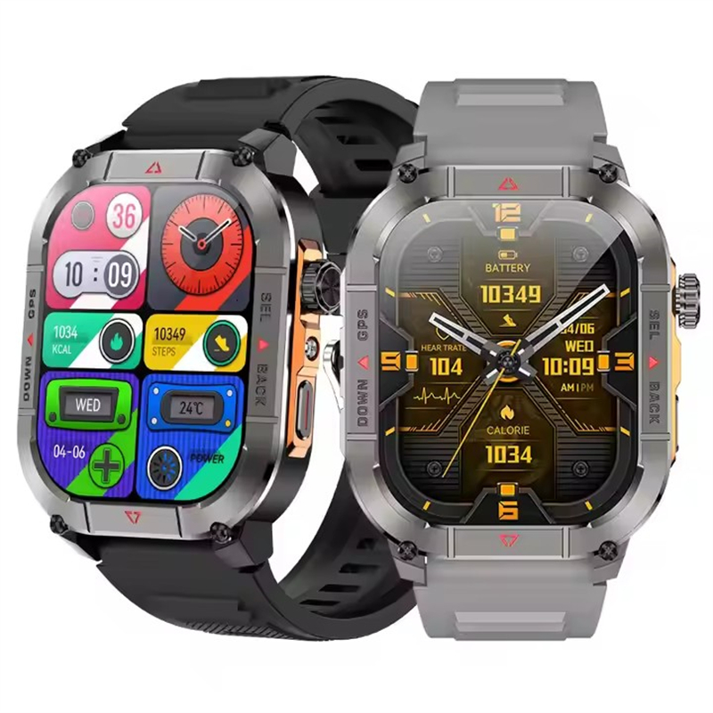 جديد HK84 الرجال ساعة ذكية AMO - مراجعة Smartwatch Watches For Mens وسعره