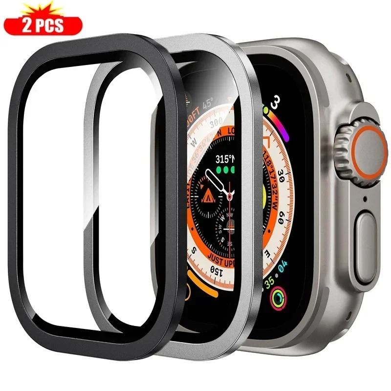 2 قطعة الزجاج المقسى لساعة أبل - مراجعة Smartwatch Watches Gift For Women وسعره
