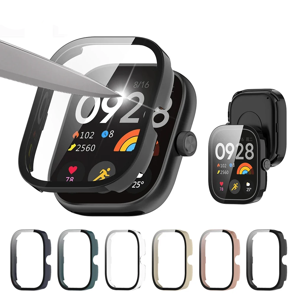 زجاج مقسى + غطاء حماية لساعة ش - مراجعة Smartwatch Watches For Mens وسعره