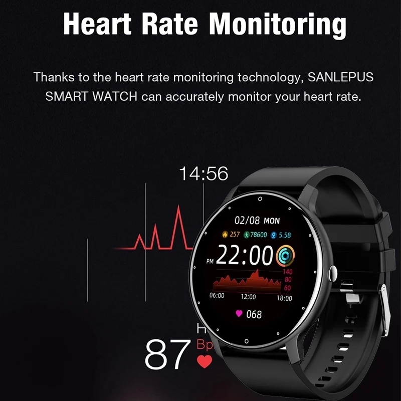 ساعة ذكية جديدة LIGE 2026 للرج - مراجعة Smartwatch Watches For Mens وسعره