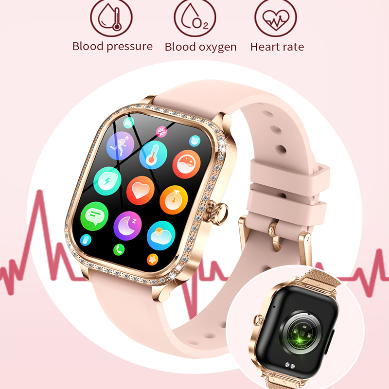 ساعة ذكية جديدة للنساء 1.75 بو - مراجعة Smartwatch Ladies Watches For Women وسعره