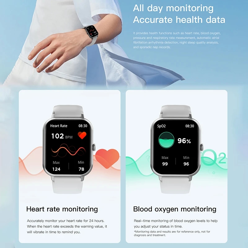 2025 ساعة ذكية للنساء شاشة لمس - مراجعة Smartwatch Ladies Watches For Women وسعره