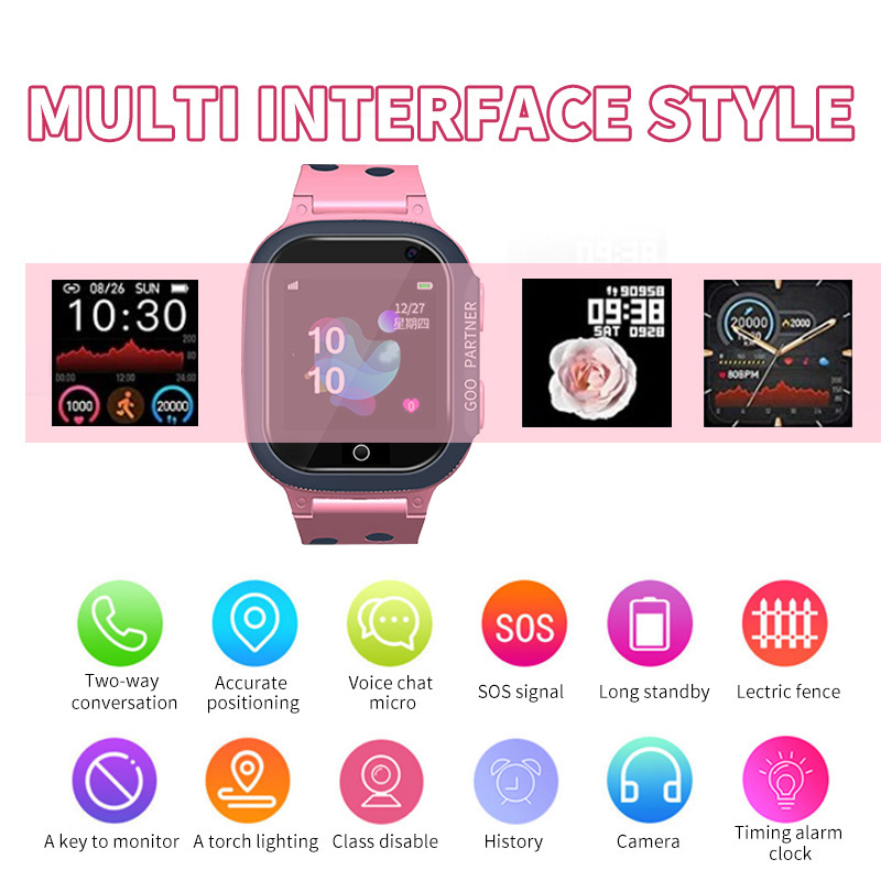 ساعة ذكية للأطفال مقاومة للماء - مراجعة Smartwatch Watches For Kid Boy With Alarm وسعره