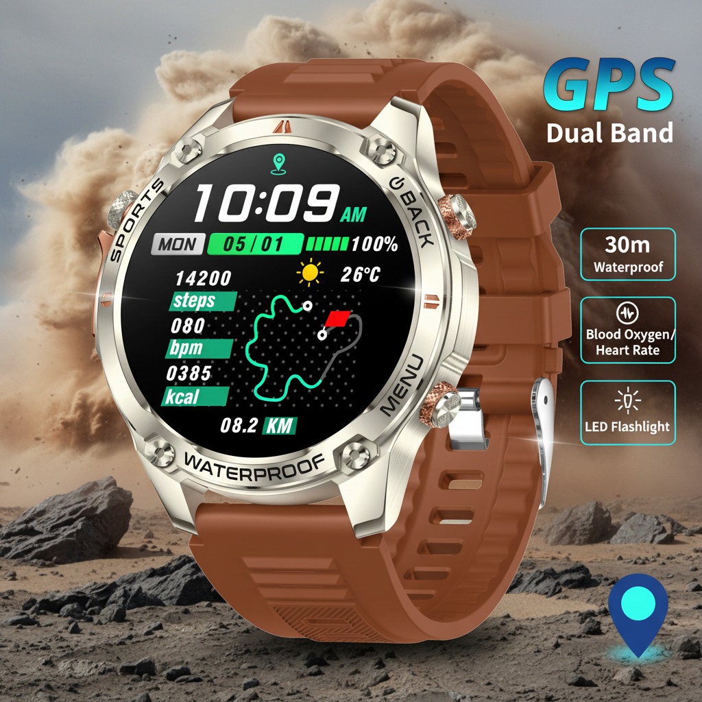 VWAR جديد GPS ساعة ذكية الرجال - مراجعة Watch Vs Smartwatch وسعره