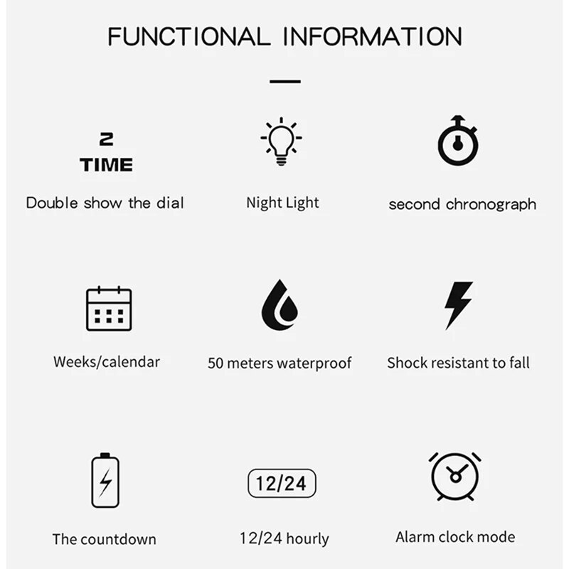 ساعة رقمية LED للنساء ، كرونوغ - مراجعة Chronograph Sport Watch وسعره