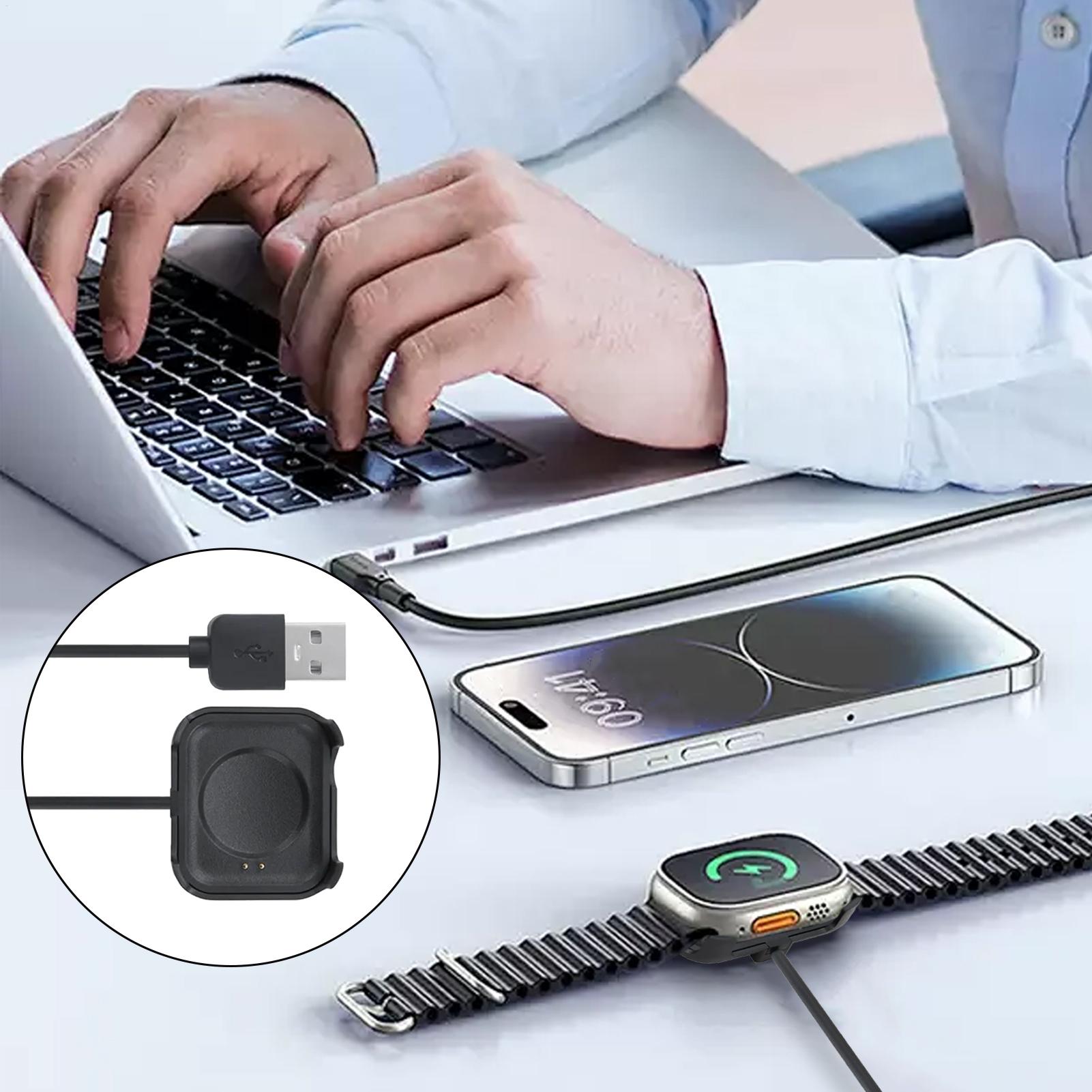 شاحن مغناطيسي ذكي للساعات الذك - مراجعة Smartwatch Watches For Mens وسعره