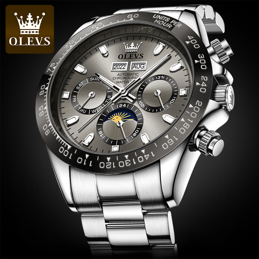 OLEVS 6654 ساعة رجالي فاخرة كر - مراجعة Watches Omega وسعره