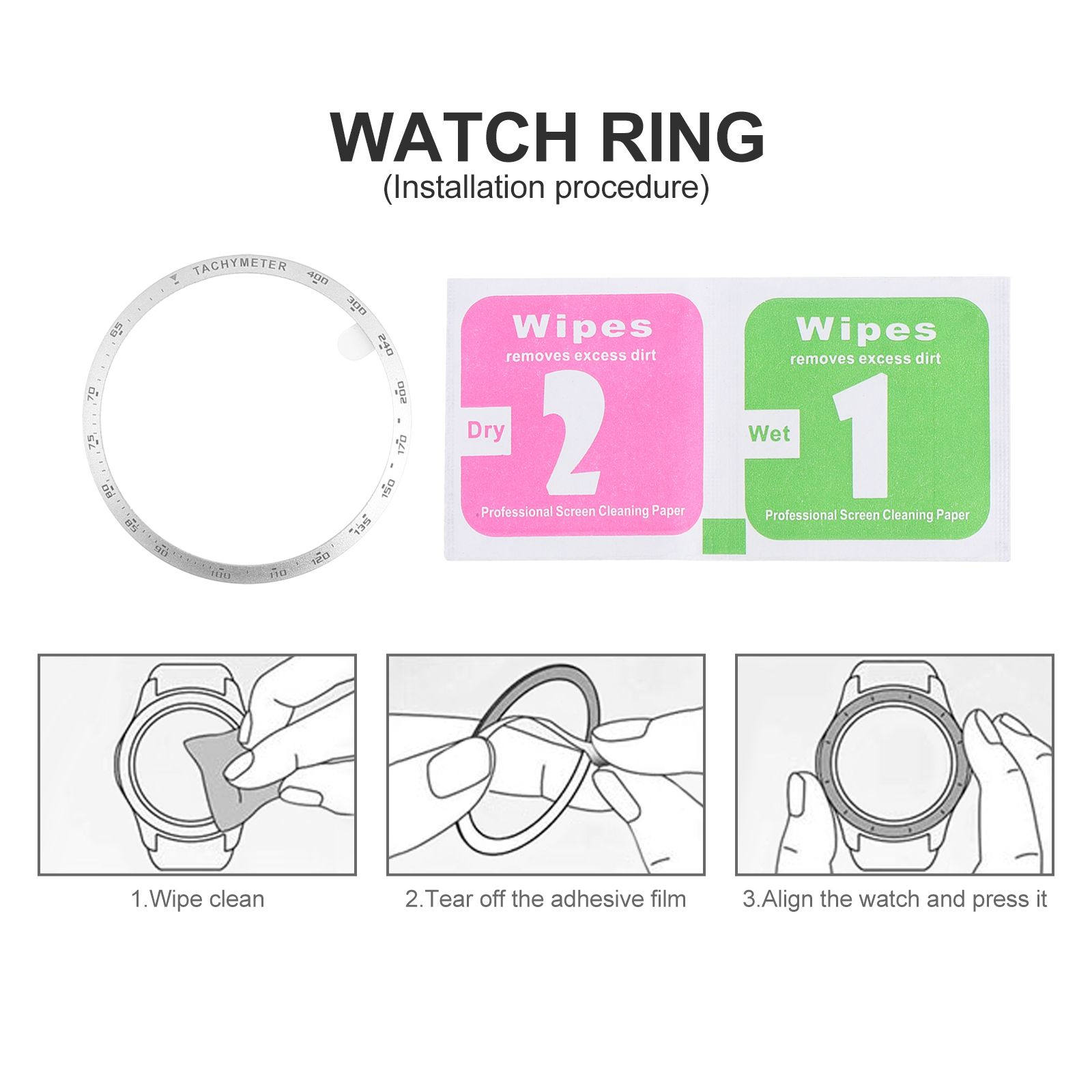 إطار حماية من سبائك الألومنيوم - مراجعة Smartwatch Ring Watches وسعره