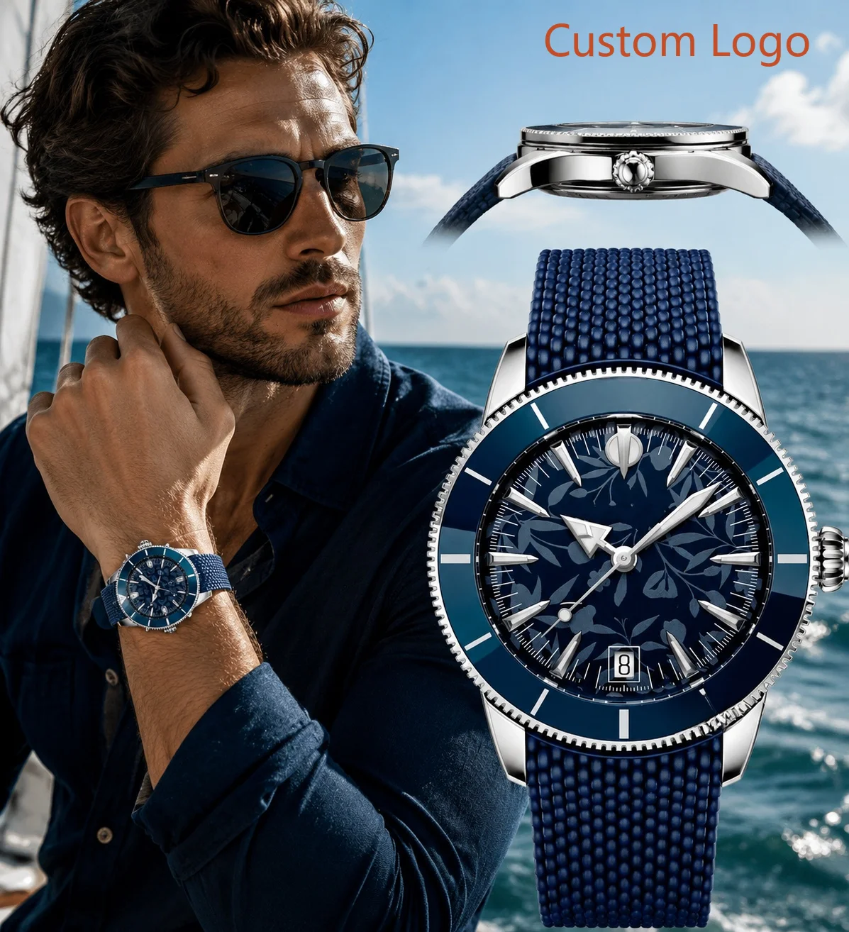 ساعة غوص أوتوماتيكية للرجال 46 - مراجعة Waterproof Diving Watch وسعره