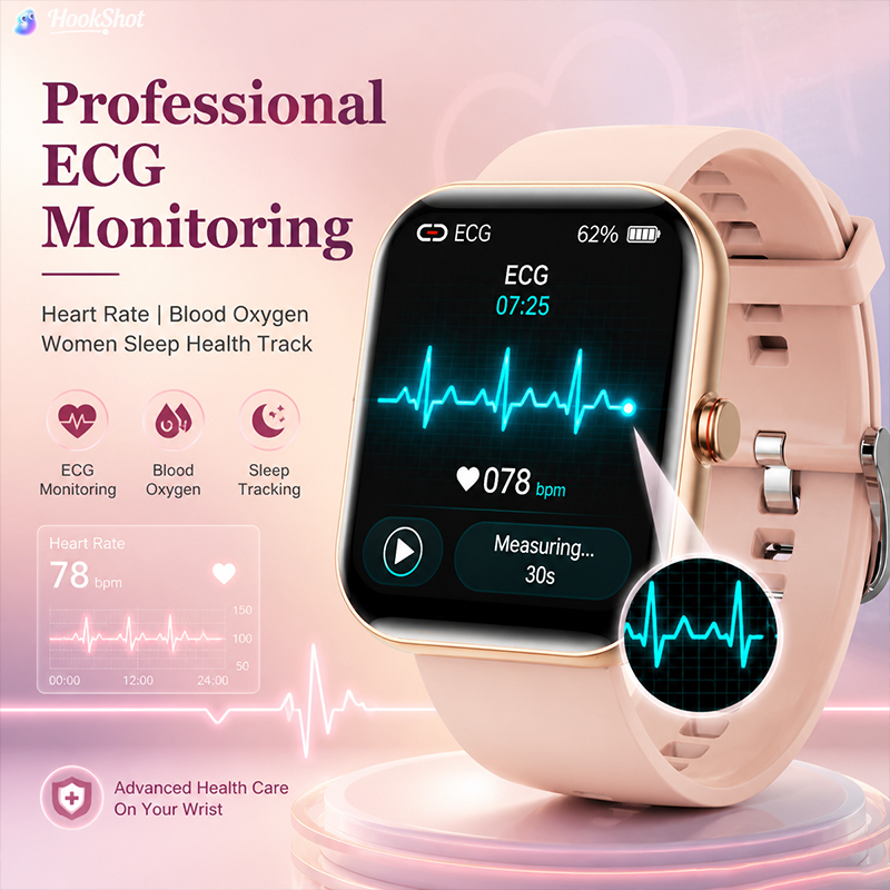 ساعة ذكية للنساء مع ميزة الاتص - مراجعة Smartwatch Ladies Watches For Women وسعره