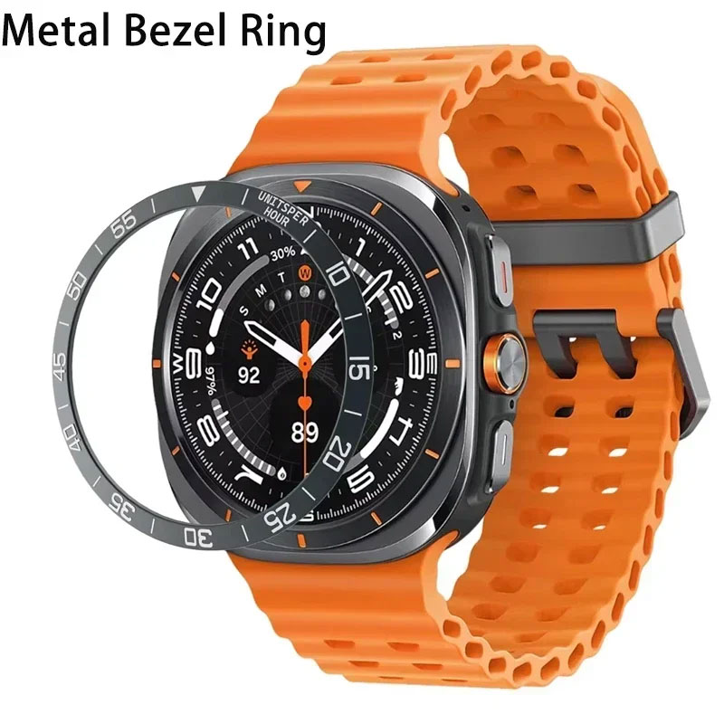 غطاء معدني الحافة الدائري لساع - مراجعة Smartwatch Ring Watches وسعره